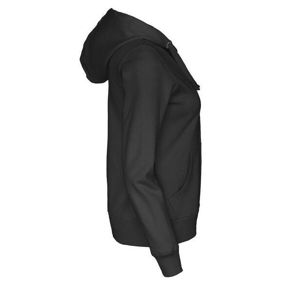 Cottover Womens/Ladies Full Zip Hoodie / Black - Picture 4 of 4